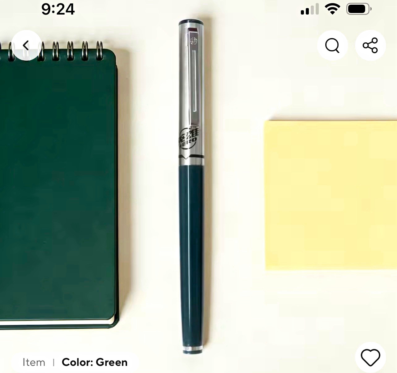 2 Pack HERO 240 Fountain Pens Fine Nib Stainless Steel Nib