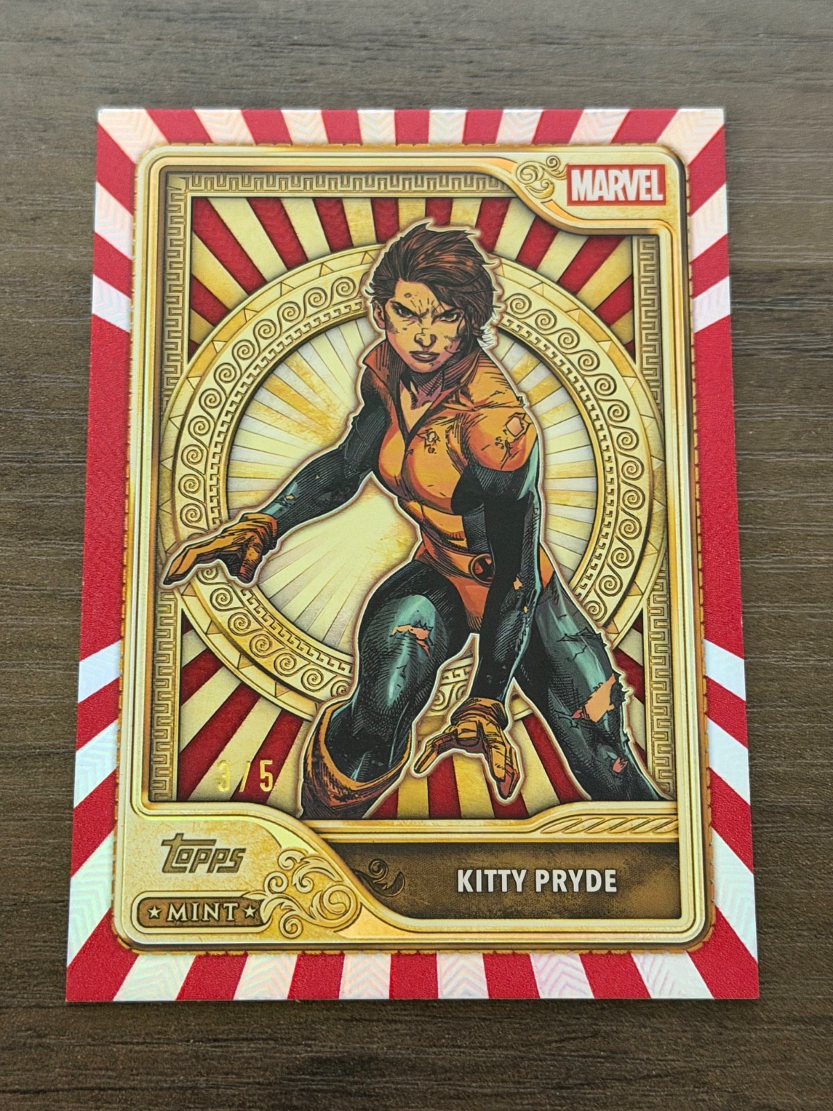 2026 Topps Marvel Mint Katherine Kitty Pryde Red Foil # 3 /5 X-Men 2026 Topps Marvel Mint Katherine Kitty Pryde Red Foil # 3 /5 X-Men
