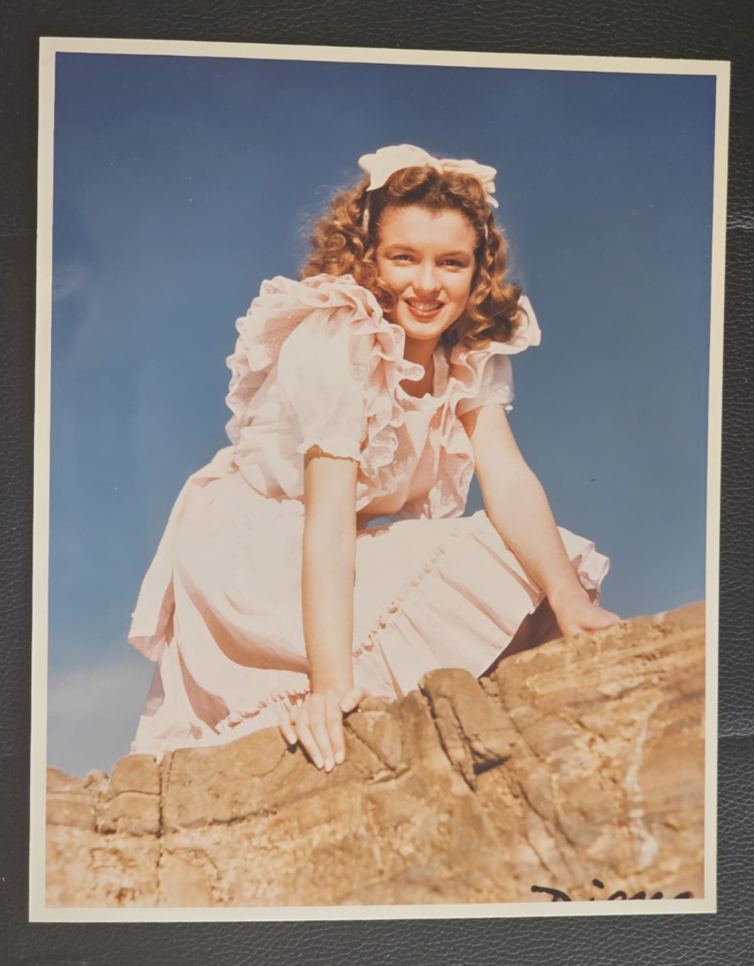 1980s MARILYN MONROE STUNNING PORTRAIT ANDRE DE DIENES ORIGINAL Photo 538