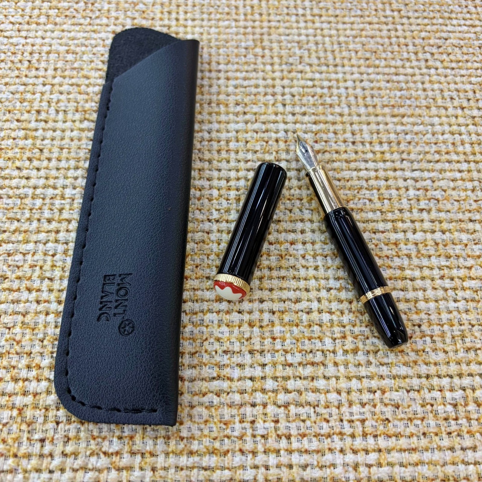Montblanc Schreiberling Baby Mini Black Fountain Pen With Box Montblanc Schreiberling Baby Mini Black Fountain Pen With Box
