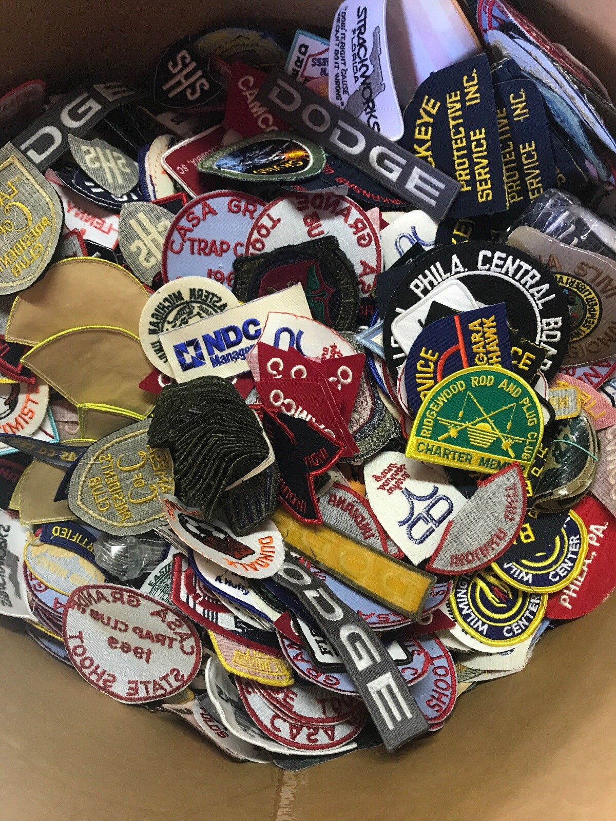 Mixed Patch Lot 50 patches nasa,automotive,Promo,Sports,Military,fire Rare Vtg