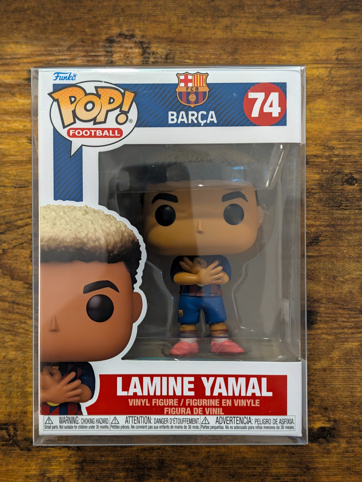 Funko Pop FC Barcelona Lamine Yamal #74 FC Barcelona Official Product Mint Cond Funko Pop FC Barcelona Lamine Yamal #74 FC Barcelona Official Product Mint Cond