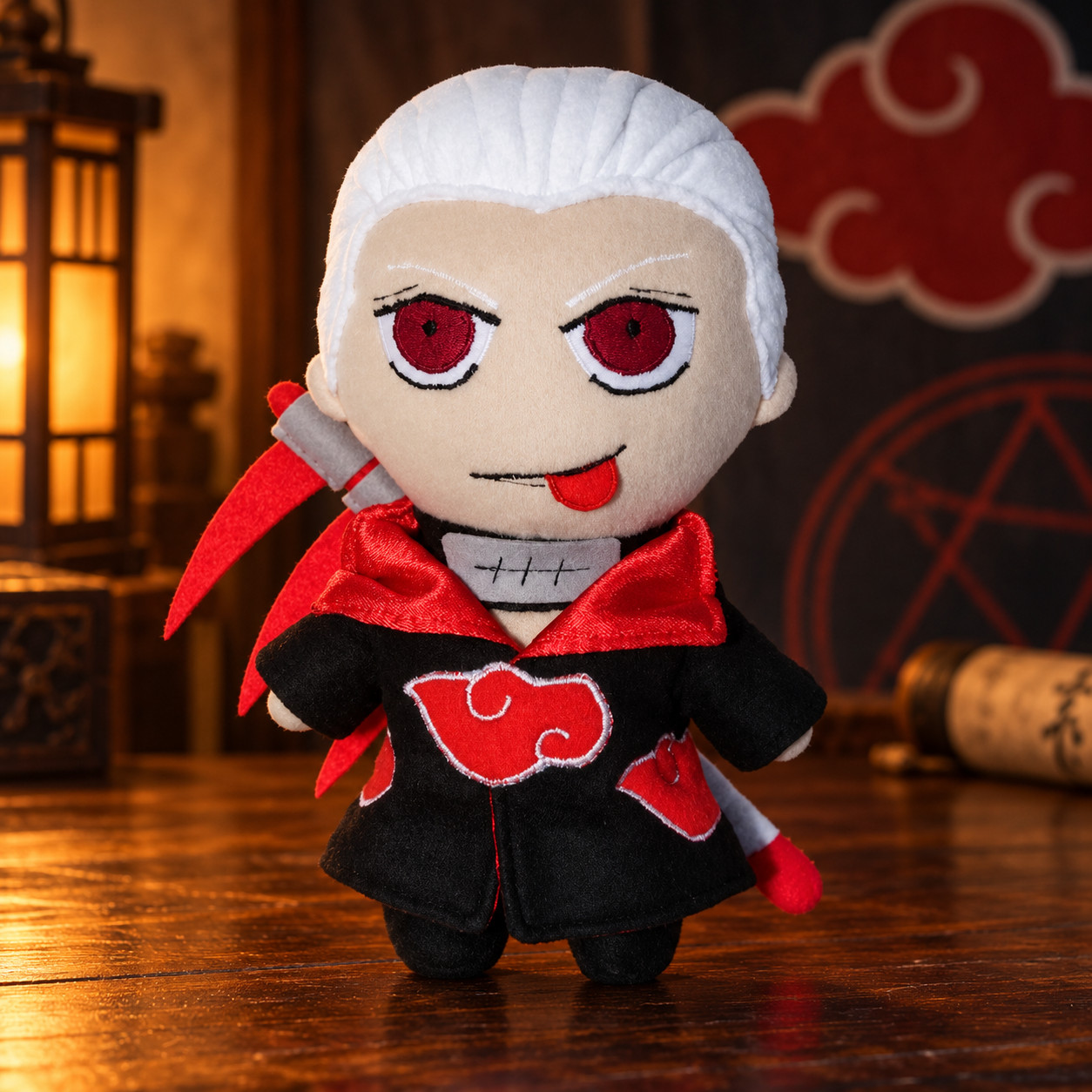Hidan Handmade Plush Doll 25cm Naruto Shippuden Akatsuki Gift Ready to Ship