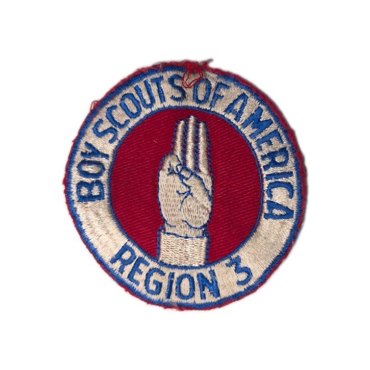 Boy Scouts Patch 1970s Pledge Region 3