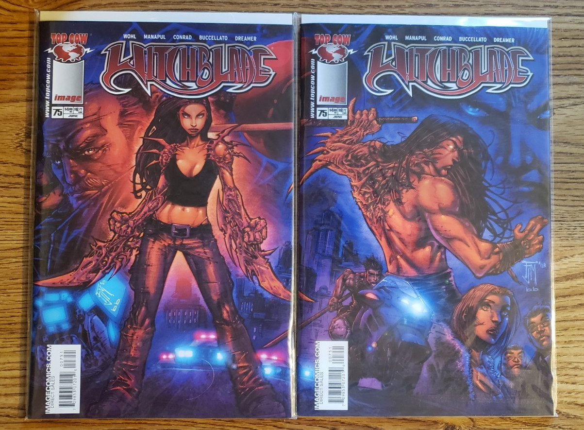Witchblade #75 A and Variant Witchblade Cover B Vol 1 Top Cow Image NM