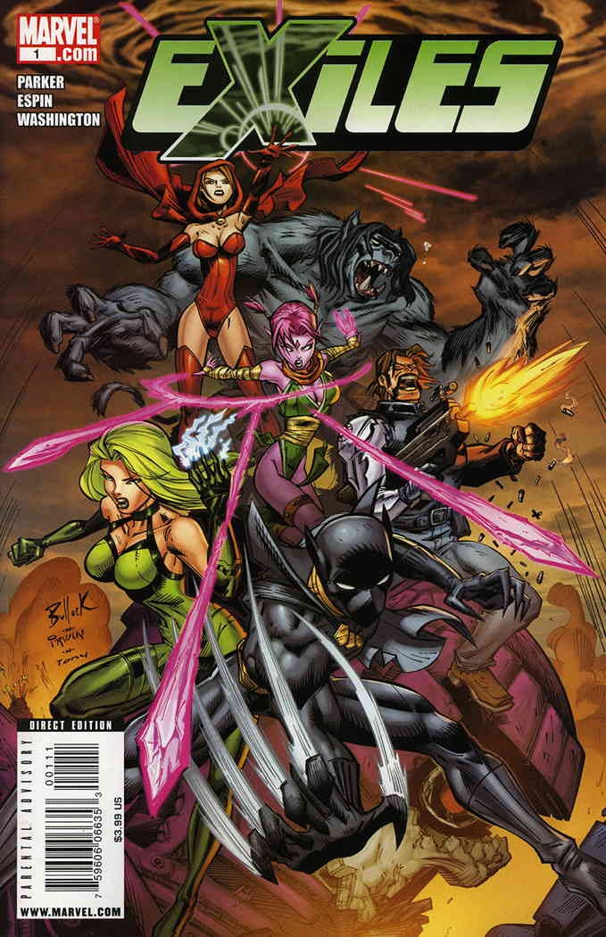 Exiles (5th Series) #1 VF; Marvel | Blink Black Panther - w/Bag+Board