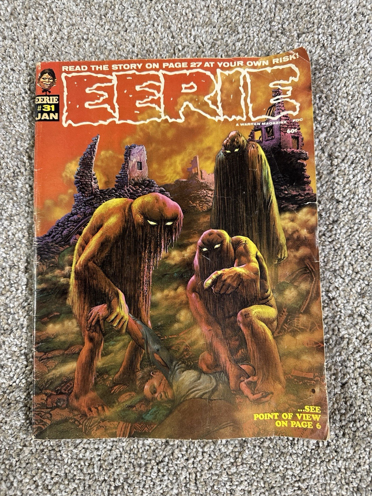 EERIE MAGAZINE #31, 1970 JAN 1971, HORROR & SCI-FI WARREN MAGAZINE EERIE MAGAZINE #31, 1970 JAN 1971, HORROR & SCI-FI WARREN MAGAZINE