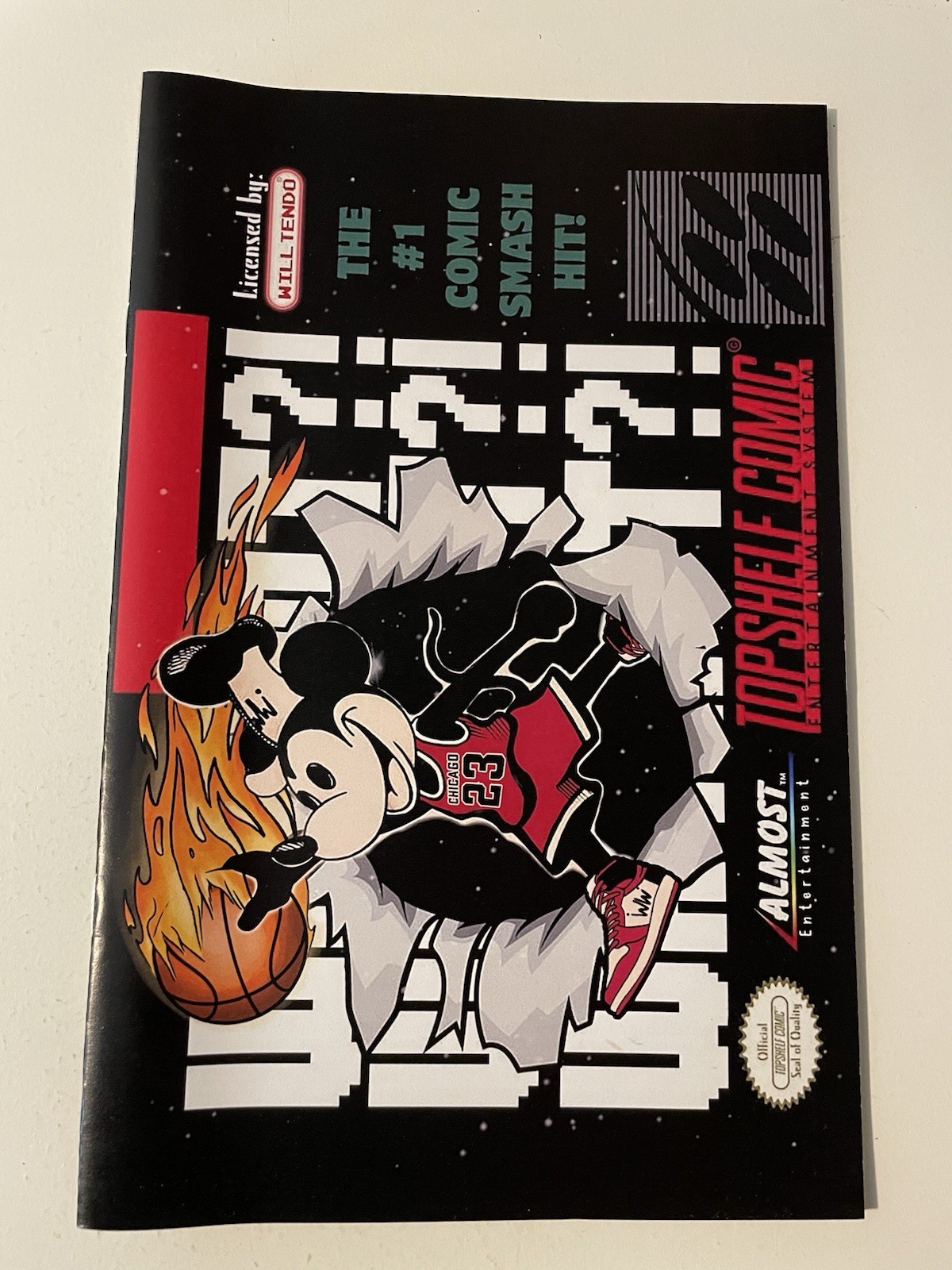 Why Not? Willie 1 NBA Jam SNES Homage Cover Comic Michael Jordan Variant