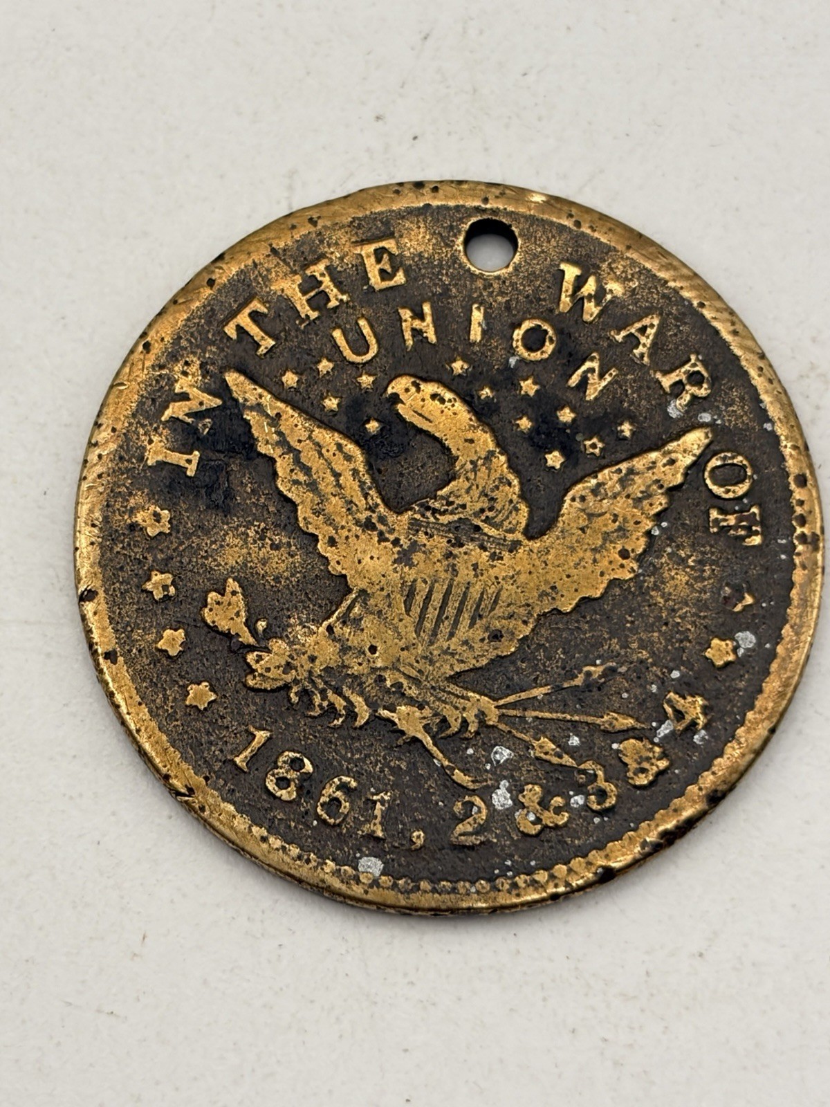 1861-1864 Civil War Disc belonging to Charles H. Lee CO: G 13th Infant Vol. NH 1861-1864 Civil War Disc belonging to Charles H. Lee CO: G 13th Infant Vol. NH