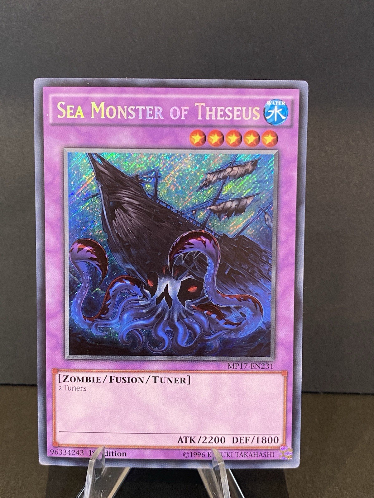 Yu-Gi-Oh Sea Monster of Theseus Mp17-En231 Secret Rare 1st Edition