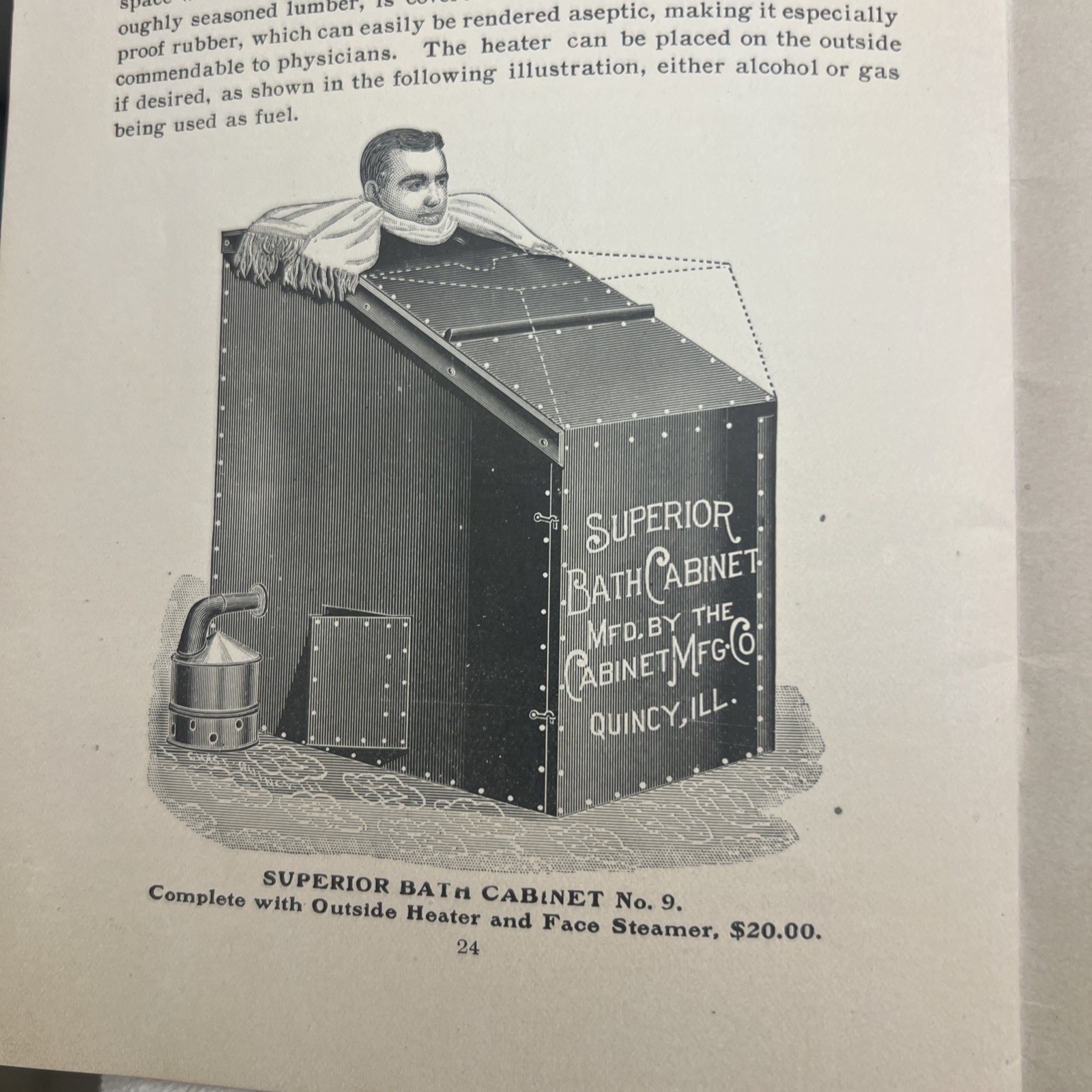 Baths and Bathers Booklet - Cabinet Mfg. Co., Quincy, Illinois ~ 1909