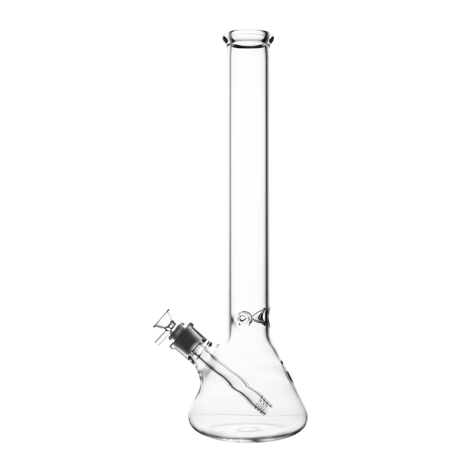 16in Heavy 6mm Thick Glass Bong Smoking Hookah Water Pipe 14mm Bowl Beaker