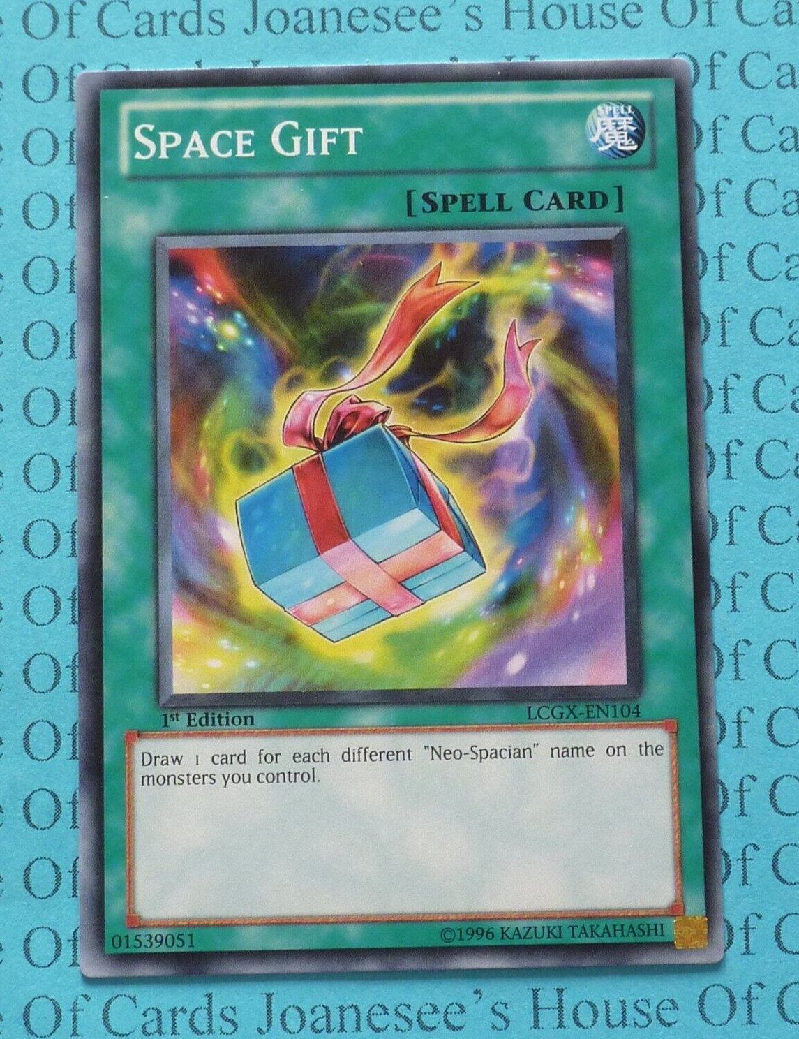 Space Gift LCGX-EN104 Yu-Gi-Oh Card 1st Edition New Space Gift LCGX-EN104 Yu-Gi-Oh Card 1st Edition New