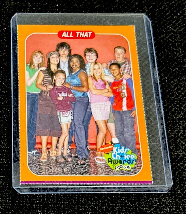 ALL THAT ROOKIE Rare Nickelodeon Kids Choice Card 2004 Crease