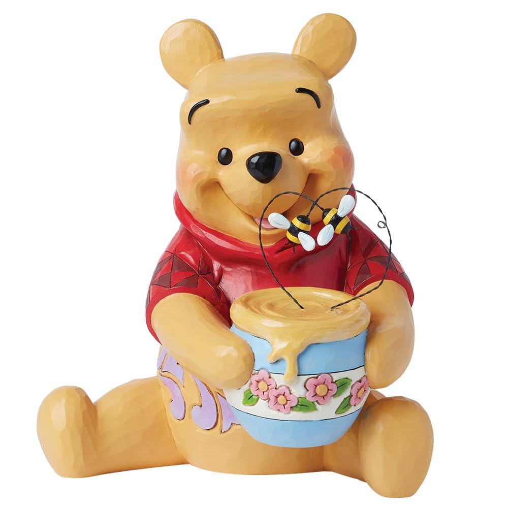 Enesco Disney Traditions Collection by Jim Shore Winnie The Pooh with Honey Enesco Disney Traditions Collection by Jim Shore Winnie The Pooh with Honey
