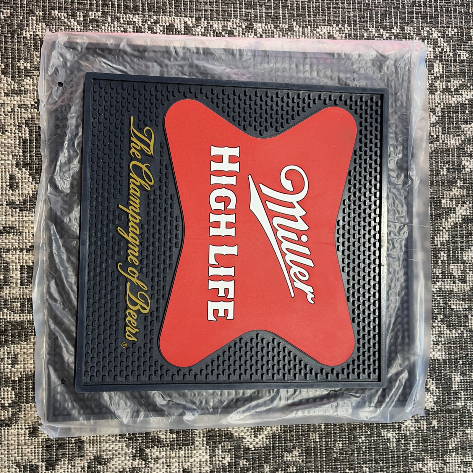 Miller High Life Rubber Bar Mat Large Sized 13.5\