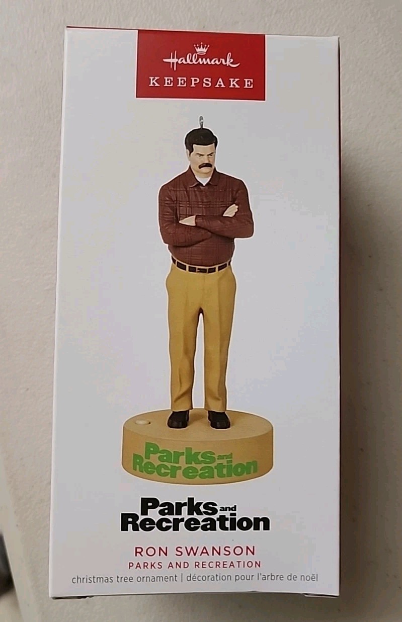 Hallmark 2023 Parks and Recreation RON SWANSON Ornament ~ NMIB