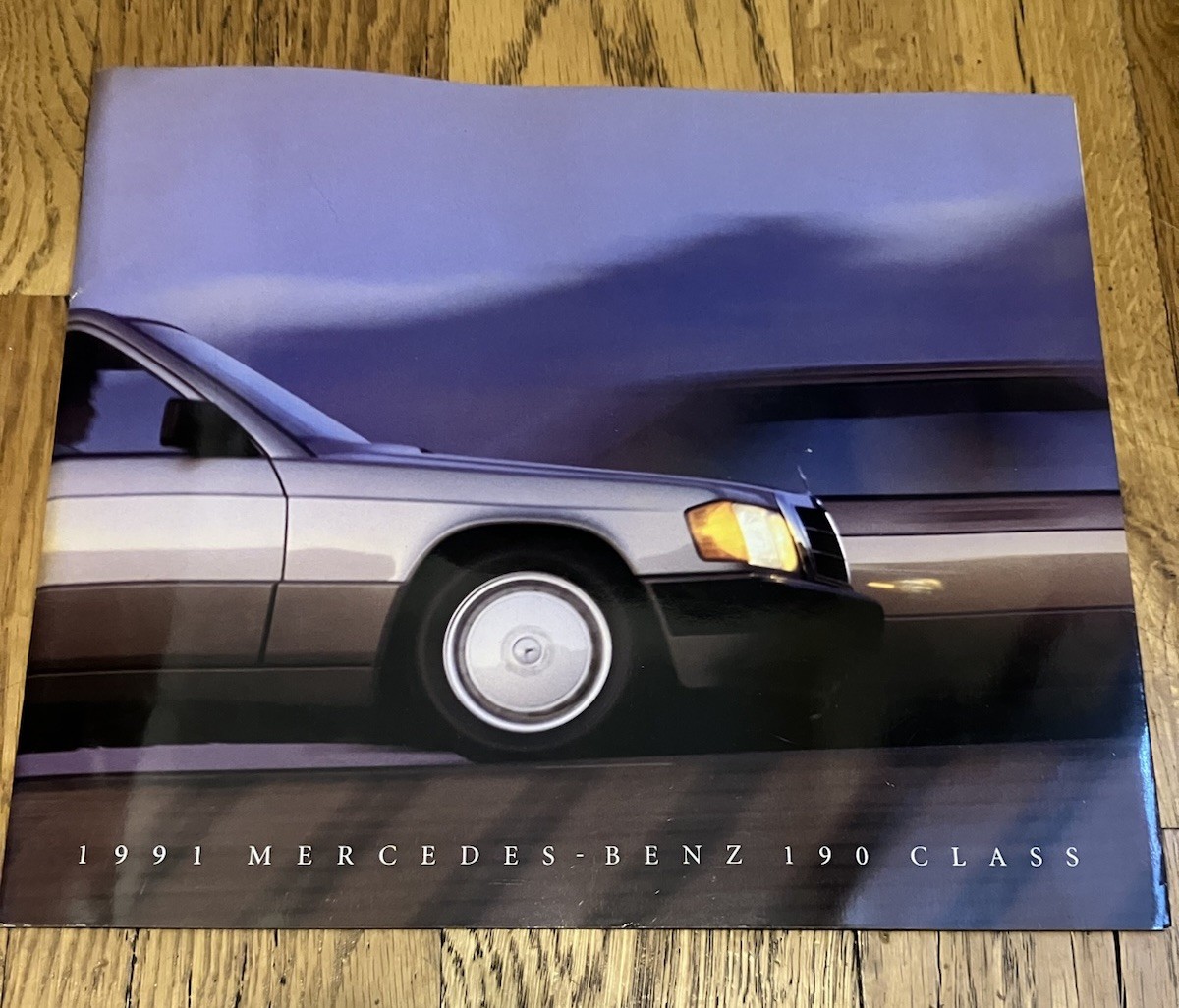 1991 Mercedes Benz 190 Class Deluxe Sales Brochure Vintage Booklet Catalog