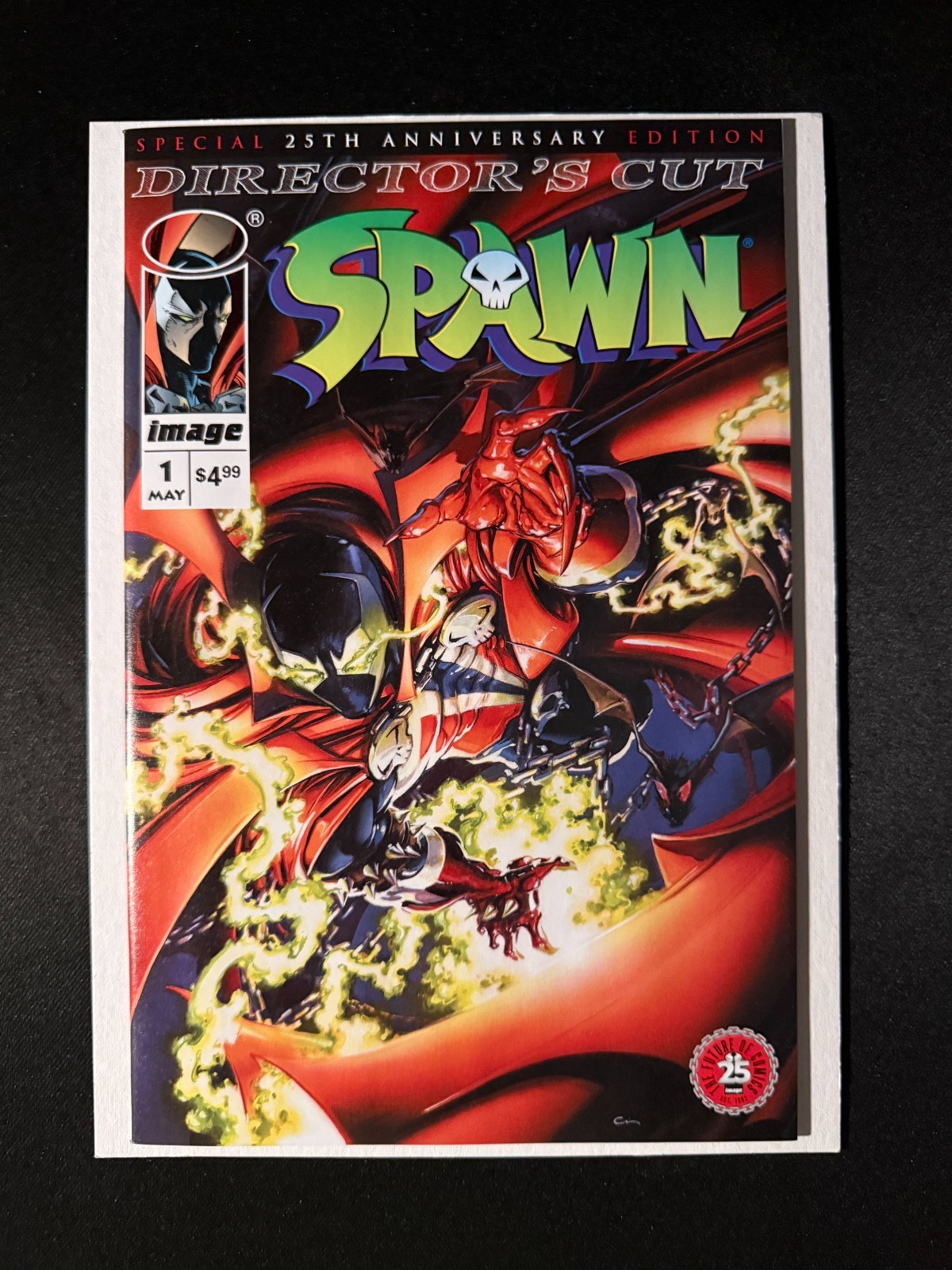 Spawn #1 25th Anniversary Director\'s Cut Clayton Crain Variant Image Comics - NM Spawn #1 25th Anniversary Director\'s Cut Clayton Crain Variant Image Comics - NM