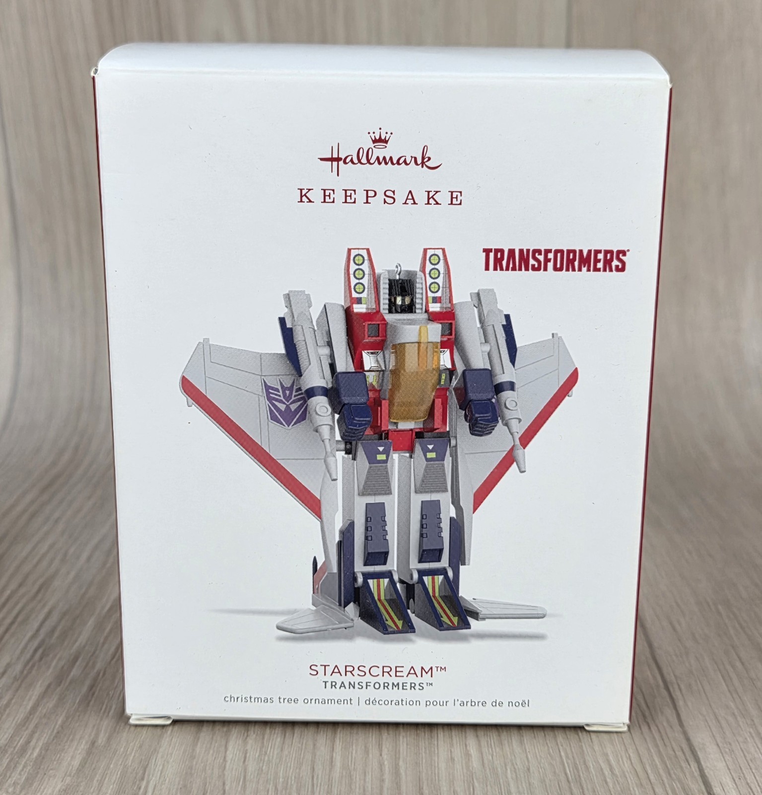 2018 Hallmark Keepsake Transformers Starscream Christmas Ornament Hasbro w/Box