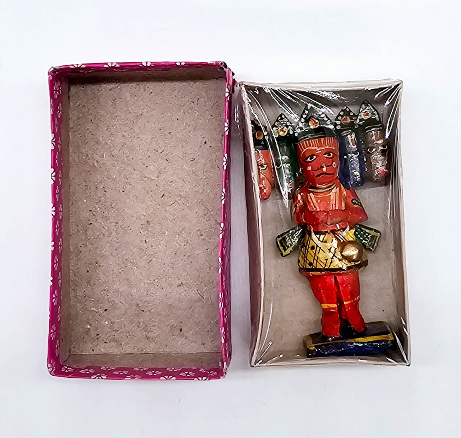 Panchamukhi 5 Faces God Hindu Deity Figure Mini Handmade Sealed in Orig Box Panchamukhi 5 Faces God Hindu Deity Figure Mini Handmade Sealed in Orig Box