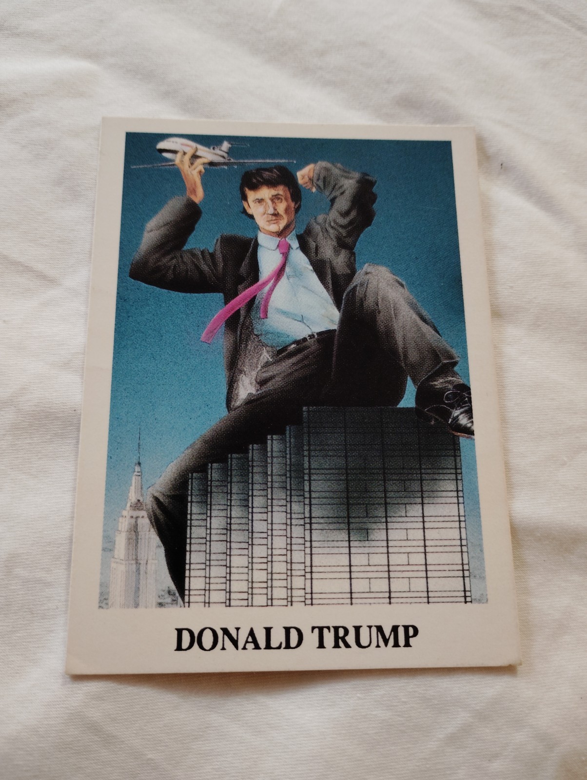 DONALD TRUMP Real Estate Tycoon Rotten To The Core ROOKIE Trading Card (1989) DONALD TRUMP Real Estate Tycoon Rotten To The Core ROOKIE Trading Card (1989)