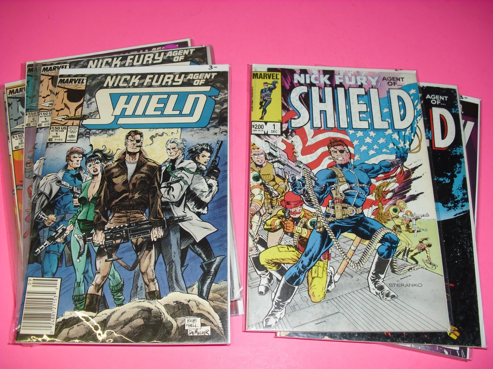 Lot of 21 Nick Fury Agent of Shield comics VF or better Marvel 1-4 1989 vs 2 5 Lot of 21 Nick Fury Agent of Shield comics VF or better Marvel 1-4 1989 vs 2 5