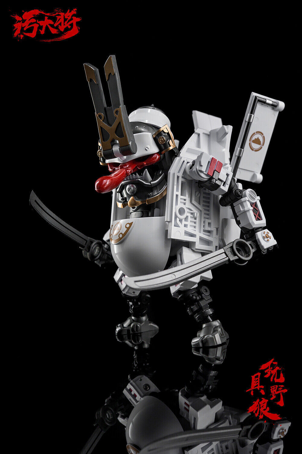 Toywolf W-01 W01 Dirty Man Samurai Oda Nobunaga Robot figure repaint Toy Gift Toywolf W-01 W01 Dirty Man Samurai Oda Nobunaga Robot figure repaint Toy Gift
