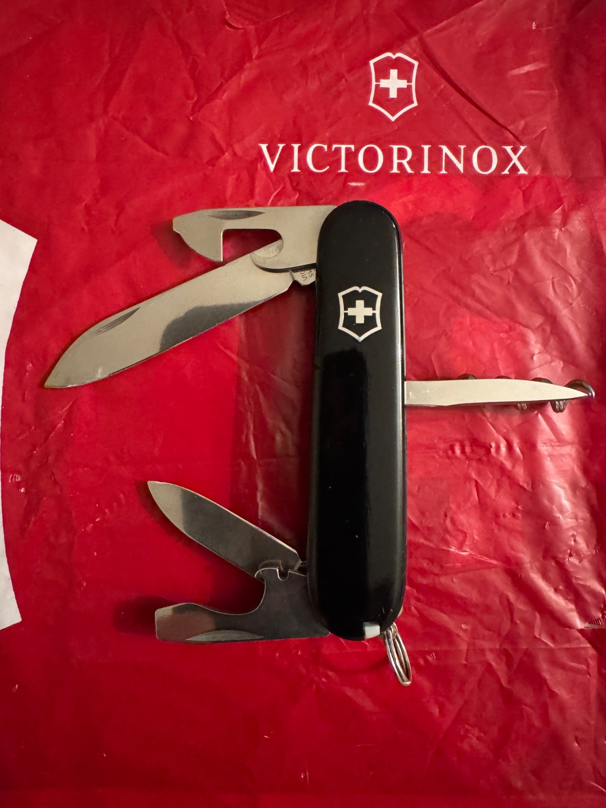 Vintage Victorinox 1983 Black Series Spartan Swiss Army Knife all original