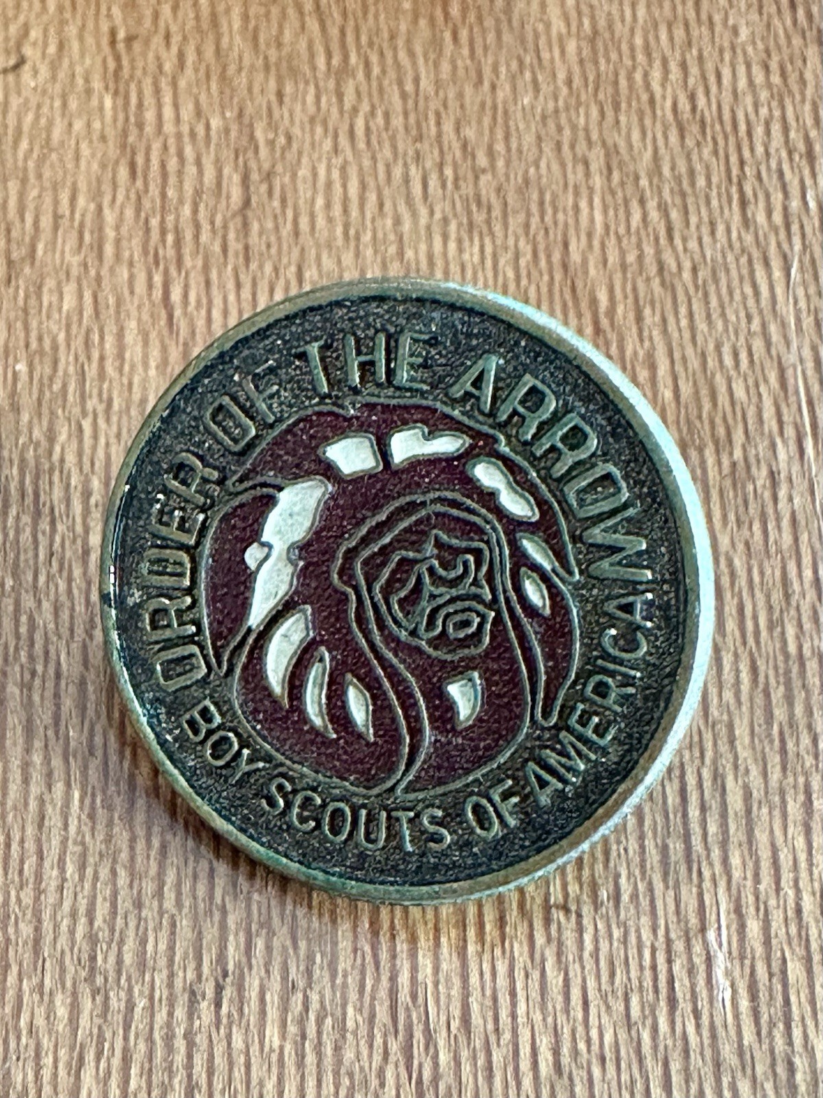 Vintage Order Of The Arrow Boy Scouts of America Pin 1”