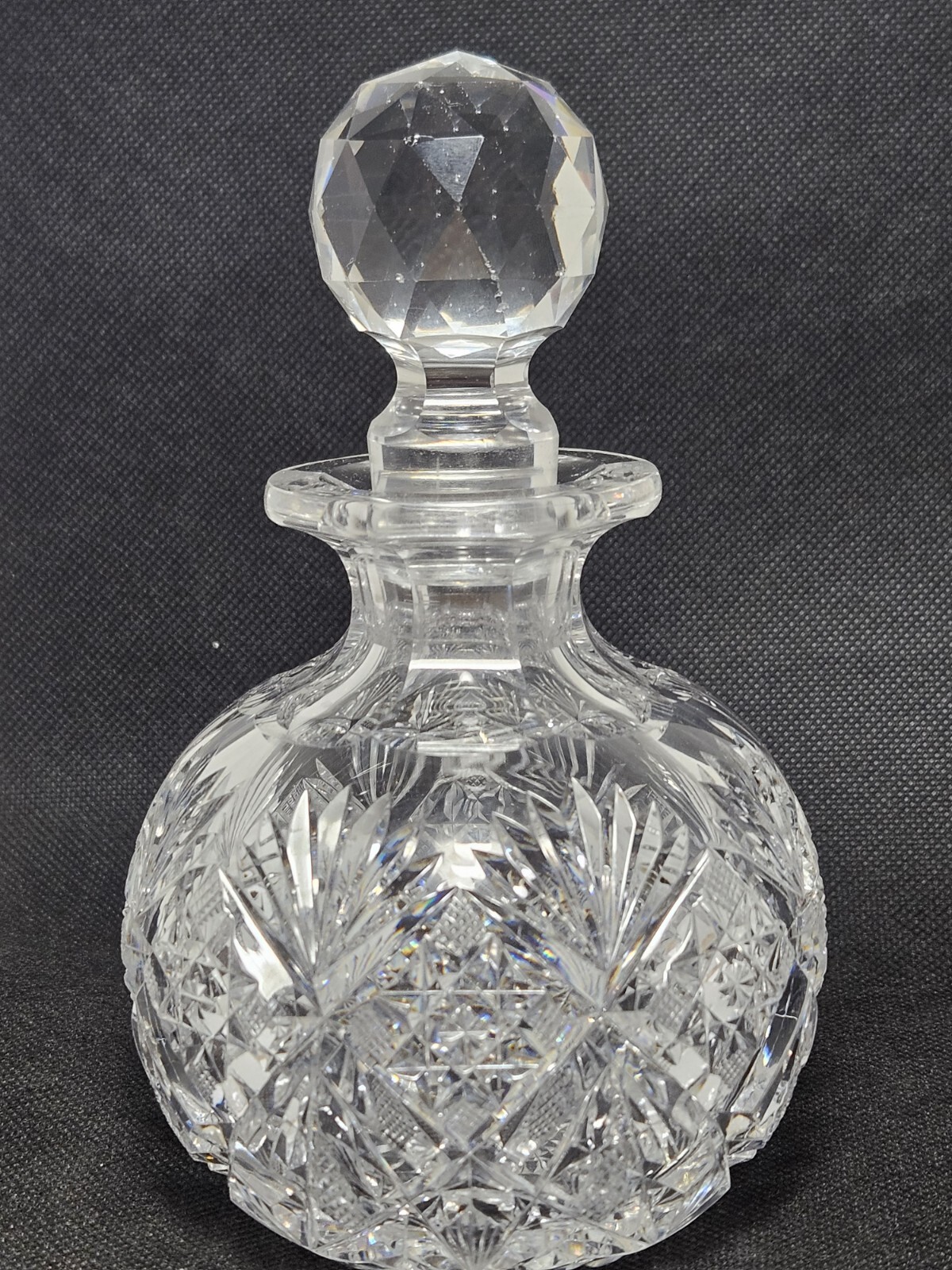 Antique American Brilliant Period Cut Glass Dorflinger Marlboro Cologne