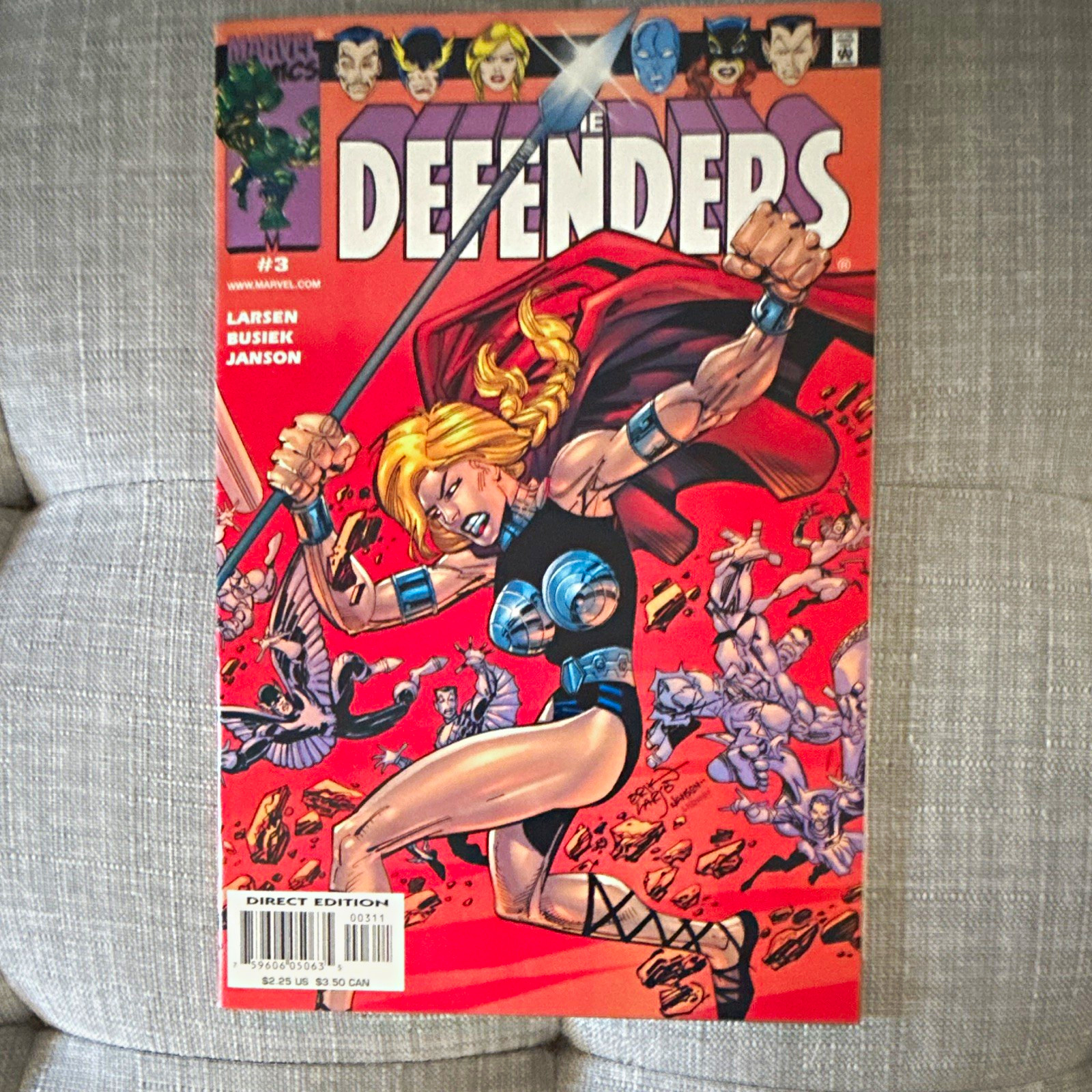 Marvel Comics The Defenders #3 (2001) Larsen Busiek Janson Color