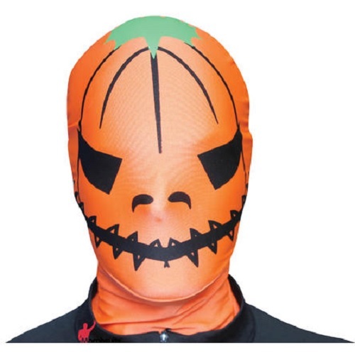 Morphsuits Jack O Lantern Morph Mask Halloween Fabric Pumpkin Mask Adult OS Morphsuits Jack O Lantern Morph Mask Halloween Fabric Pumpkin Mask Adult OS
