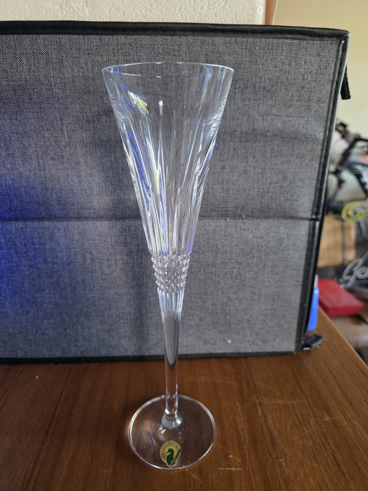 Waterford Crystal Lismore Diamond Champagne Toasting Flute 11