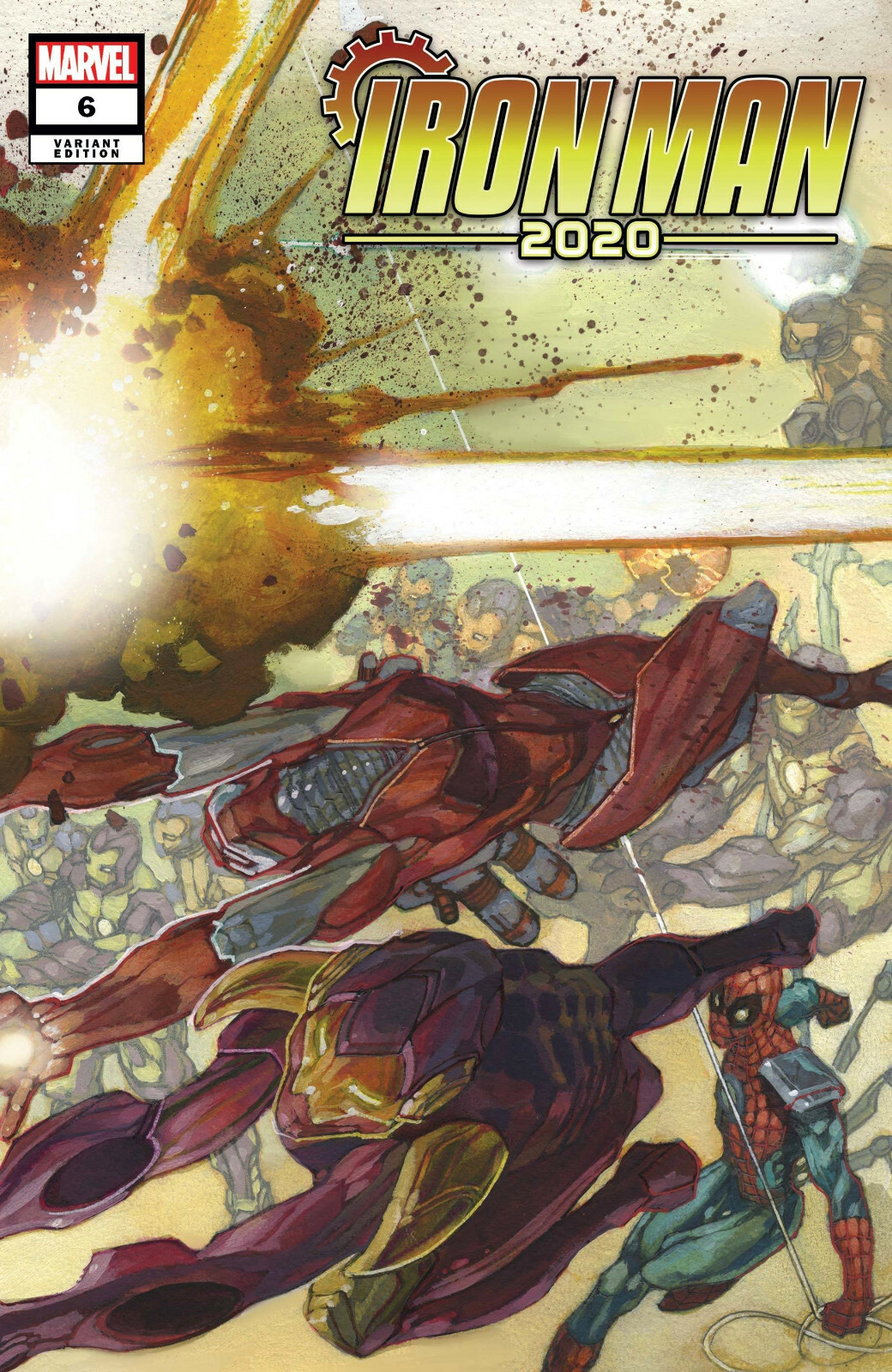 IRON MAN 2020 #6 (OF 6) BIANCHI CONNECTING VARIANT MARVEL COMICS TONY STARK