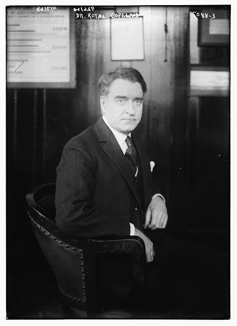 Photo:Dr Royal Copeland Portrait in Suit 1920 Senate Physician