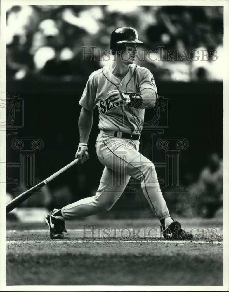 1995 Press Photo Tino Martinez, Seattle Mariners Baseball player - lrs17096 1995 Press Photo Tino Martinez, Seattle Mariners Baseball player - lrs17096