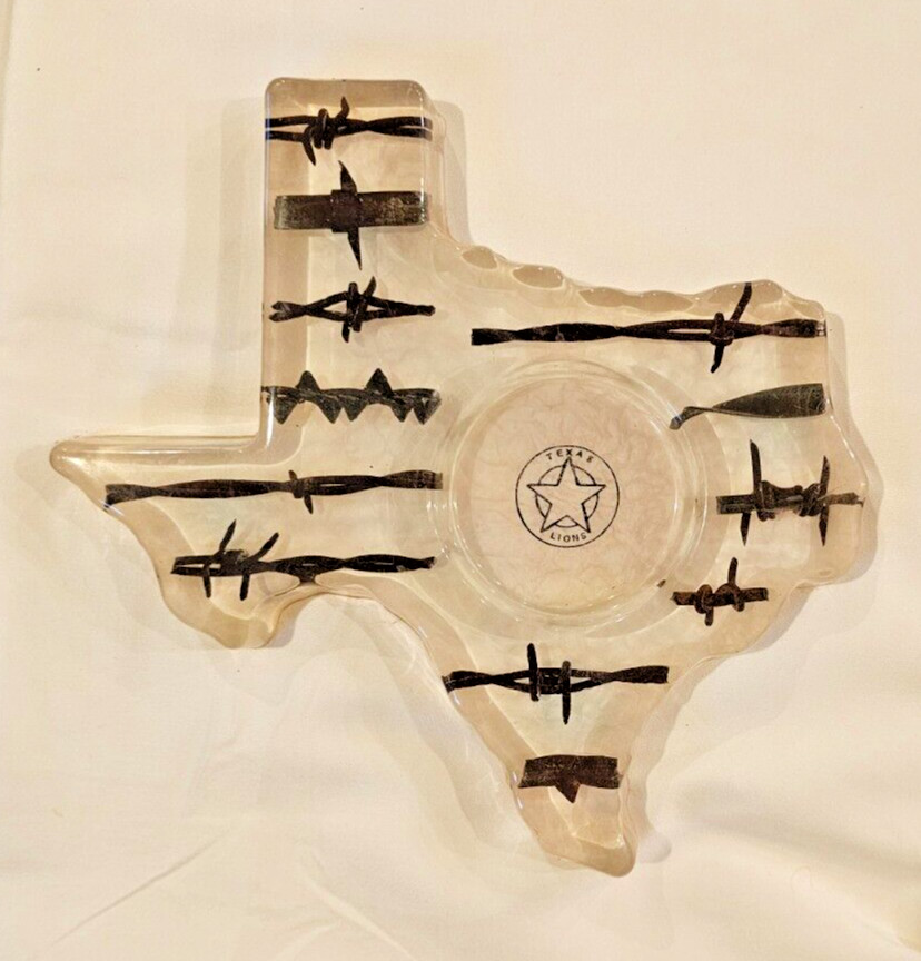 Vintage Texas Barbed Wire Texas Lions Collectible Mfg. by Buswell Gifts Product Vintage Texas Barbed Wire Texas Lions Collectible Mfg. by Buswell Gifts Product