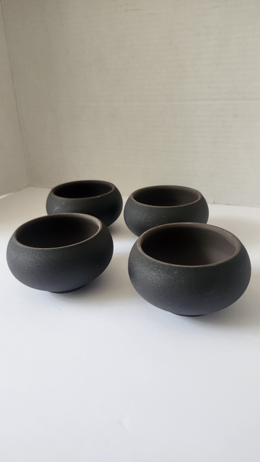 Teavana Japanese Style Porcelain Tea Cup Set Dark Brown Stoneware Japan Teavana Japanese Style Porcelain Tea Cup Set Dark Brown Stoneware Japan
