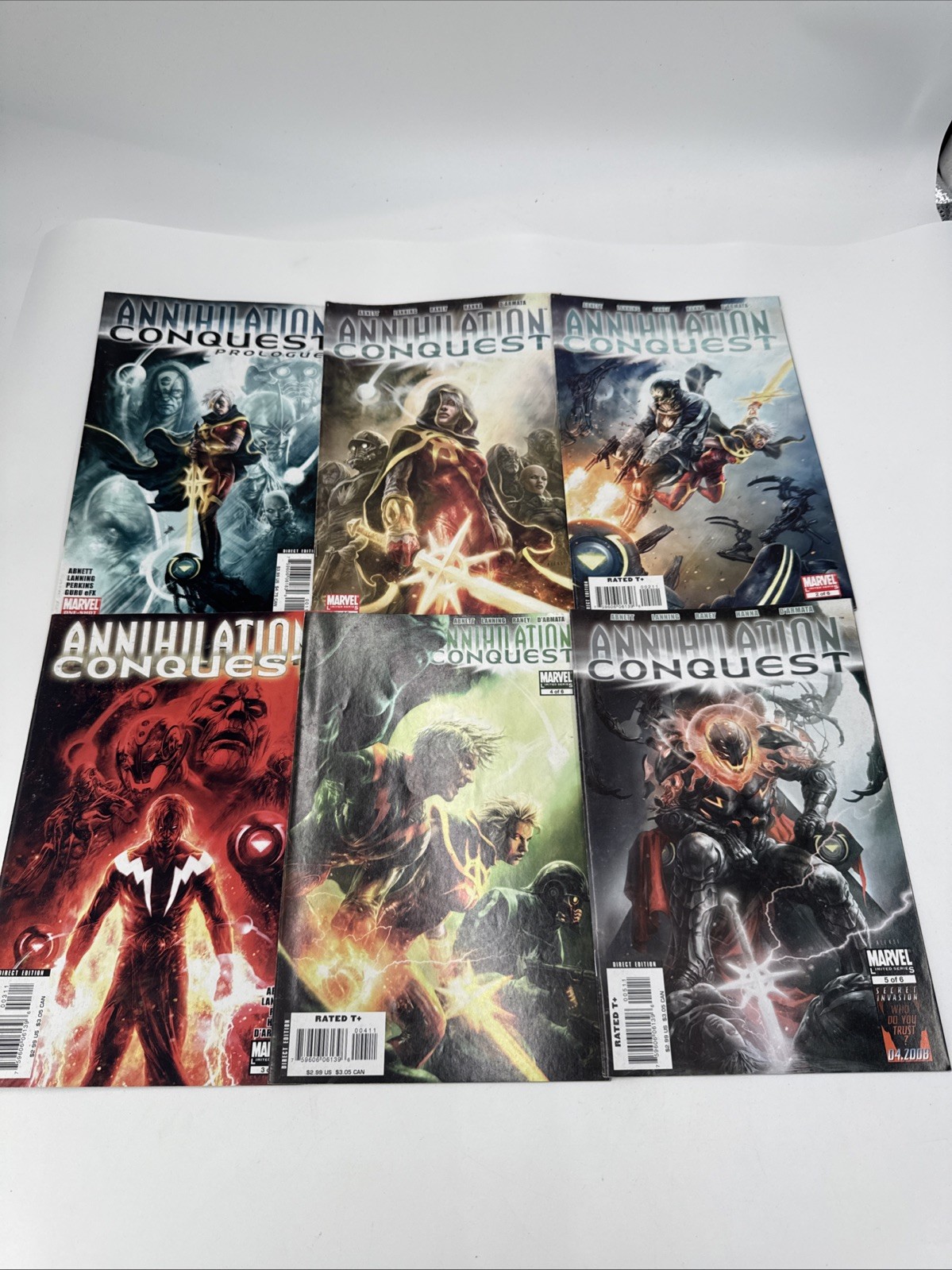 Annihilation Conquest Marvel Comics Run 1-5 + Prologue MISSING #6 Ships Fast Annihilation Conquest Marvel Comics Run 1-5 + Prologue MISSING #6 Ships Fast