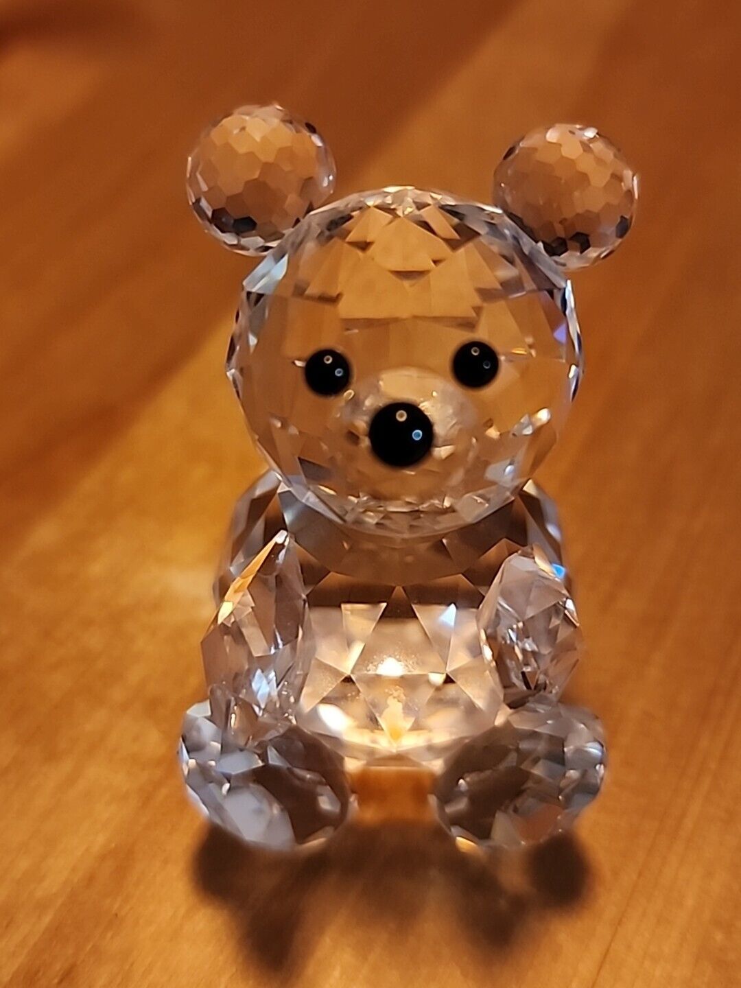Swarovski Crystal Teddy Bear Figurine Roughly  2\