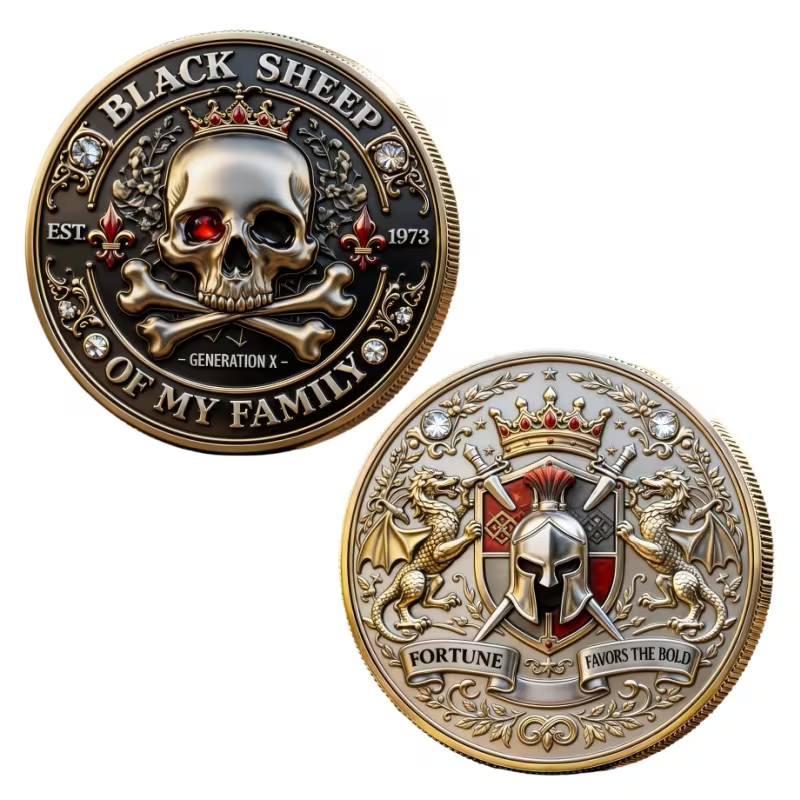 Black Sheep Of My Family Challenge Coin Collectible Generation-X 1-pc