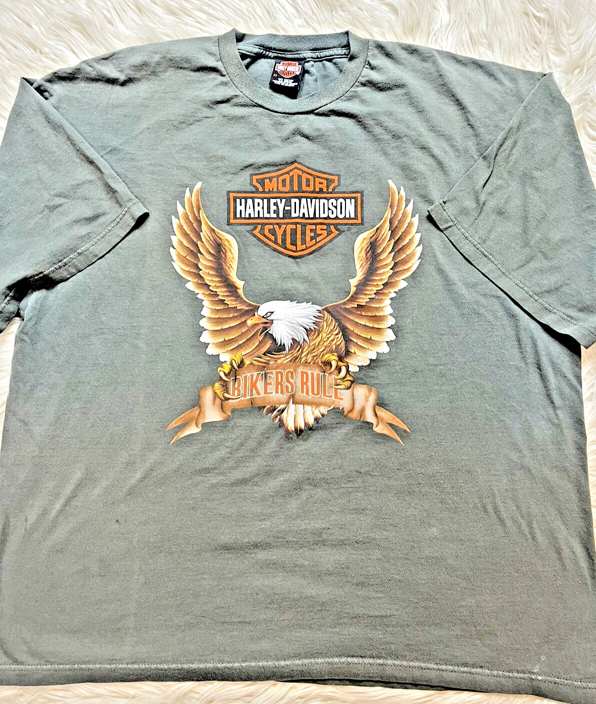 VTG Harley Davidson Cycle Men’s 3X Big T-Shirt Eagle Riding Free Biker VTG Harley Davidson Cycle Men’s 3X Big T-Shirt Eagle Riding Free Biker