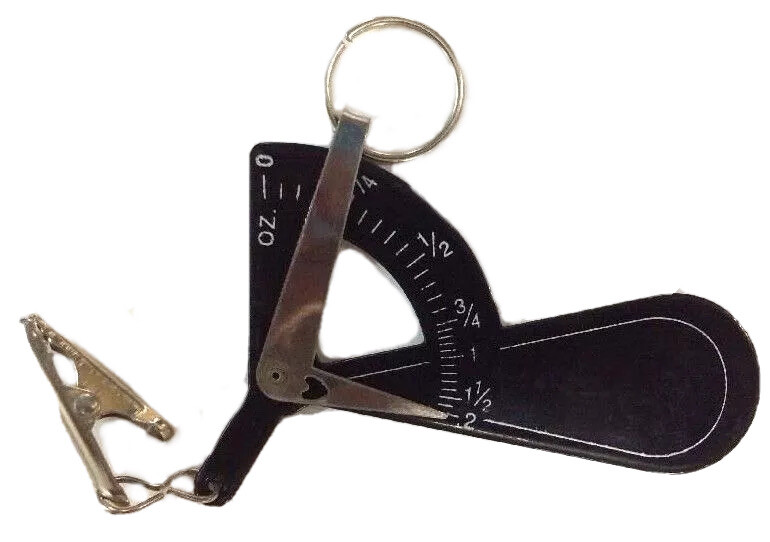  Hand Held Black Postal Scale for Letter with Black Pouch Weighs Grams and Oz