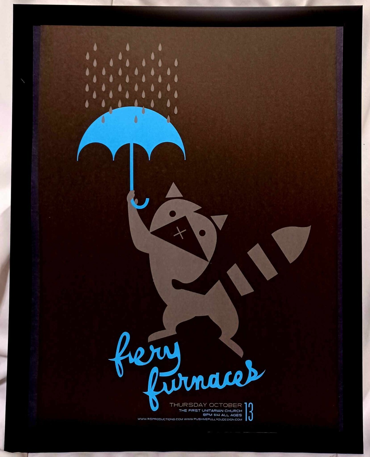 FIERY FURNACES Phily Oct 2006 11x14 FRAMED Vintage Concert Tour Poster Art Print