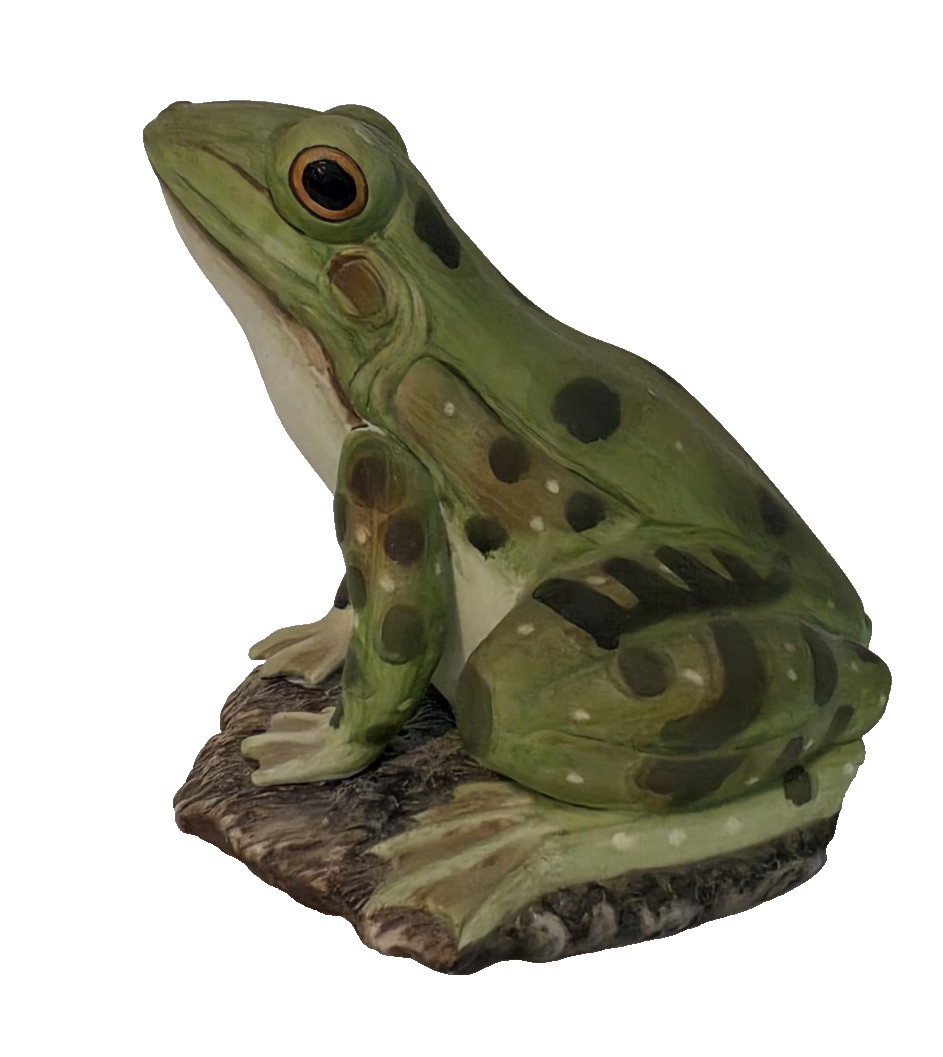 Vtg Ceramic Art Pottery Frog Figure Made in Taiwan (6 1/2\ Vtg Ceramic Art Pottery Frog Figure Made in Taiwan (6 1/2\