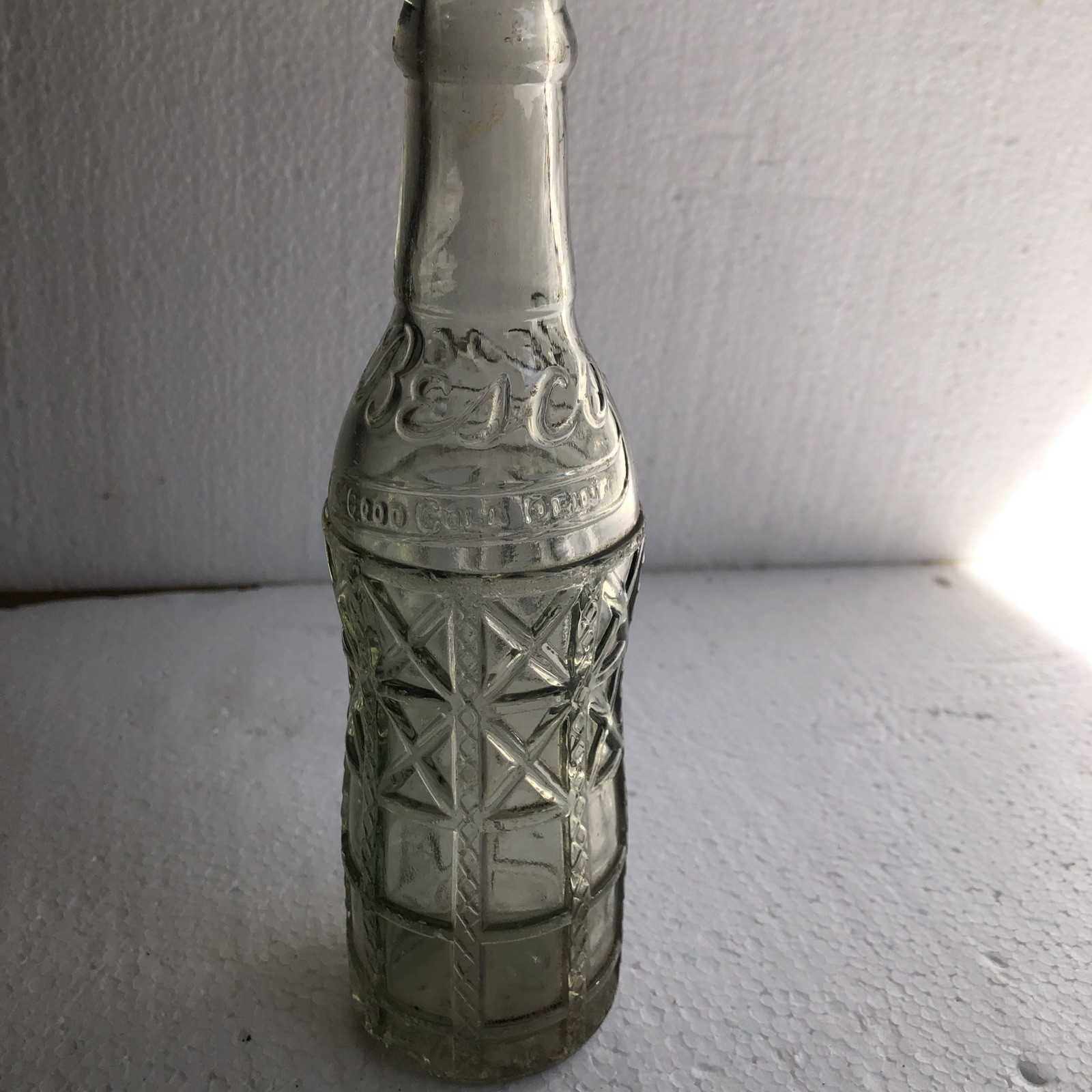 Vintage Besco Soda Bottle Pat. May 10 1927