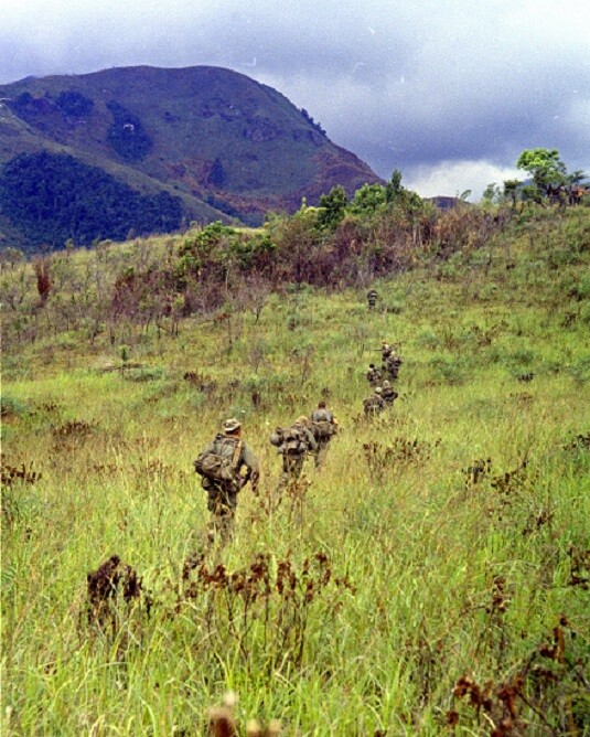 U.S. Soldiers search and destroy mission Quang Ngai 8x10 Vietnam War Photo 683