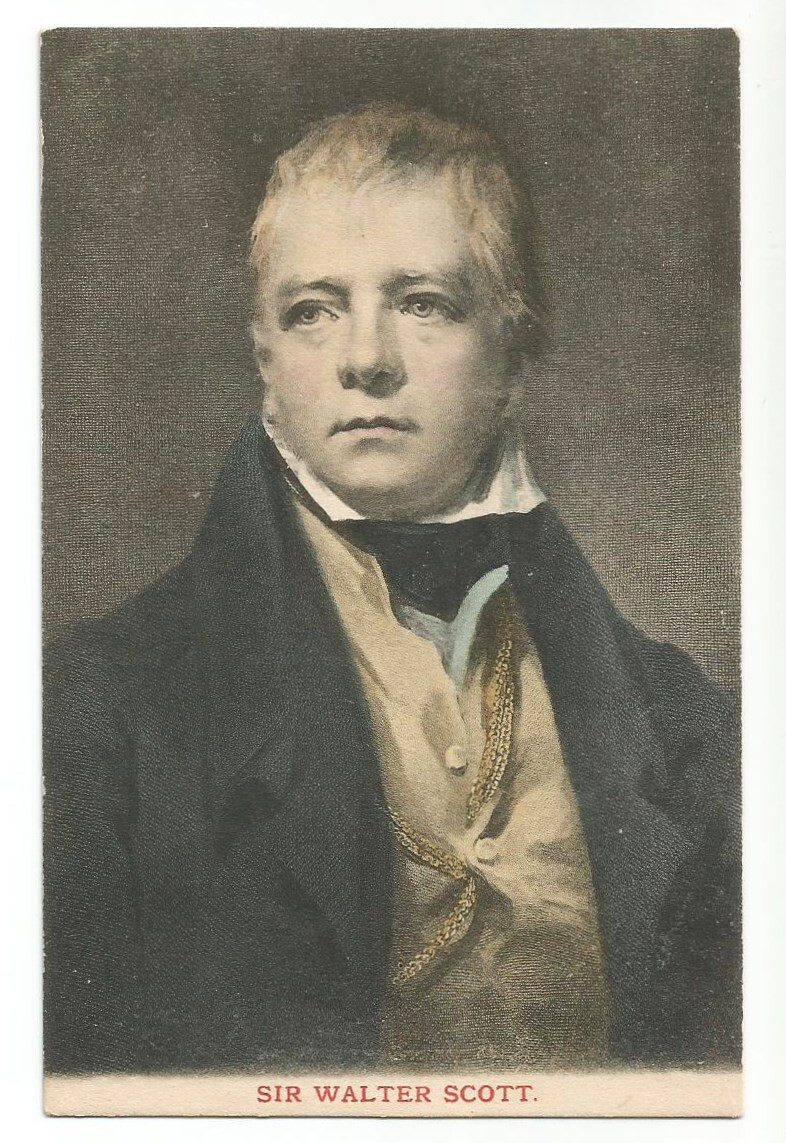 Sir Walter Scott Postcard Portrait Sir Walter Scott Postcard Portrait