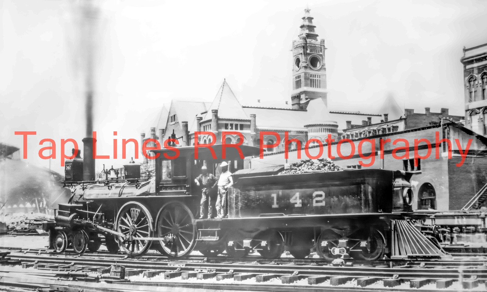 Cleveland Columbus Cincinnati & Indianapolis #142 (2nd) ca 1885  NEW 5X8 PHOTO